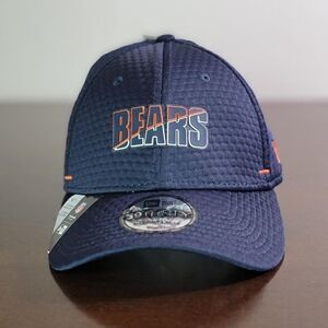 New Era NFL Chicago Bears Training Football Hat Cap 39 Thirty Medium Unisex Blue
